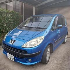 プジョー　PEUGEOT　1007 ブルー