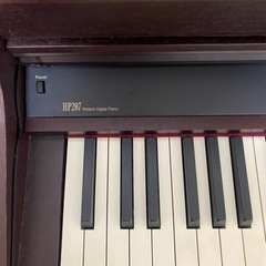 Roland 電子ピアノ　HP207 値下げしました！の画像