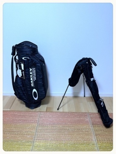 【新品未使用】2個「オークリゴルフバックとクラブケース」