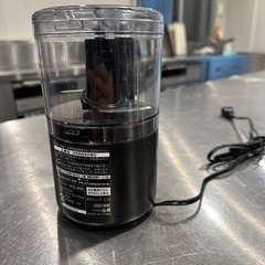 【再出品】使用回数1回:ほぼ未使用　山善のフードプロセッサーミニ...