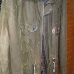 冬用防寒着 ジャケット 牛革 サイズ２Lくらいの画像