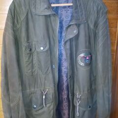 冬用防寒着 ジャケット 牛革 サイズ２Lくらい