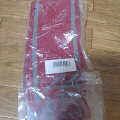 未使用 ニットマフラーredの画像