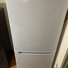 106L 直冷式2ドア冷蔵庫 Nグラシア WH【無料でお譲りします】