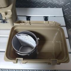 ★クーラーボックス風　ギアケース　収納コンテナの画像
