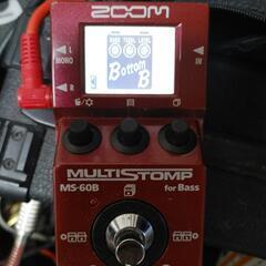 zoom マルチストンプ　MS-60B　ベースエフェクター【値下げ】