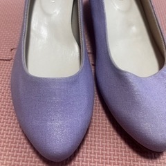 ラベンダー　パンプスの画像