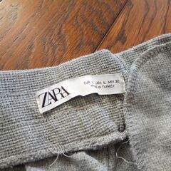 ZARA,ジョーガーパンツ(グレー)の画像