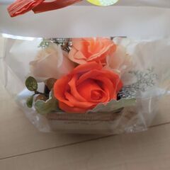 石鹸でできたお花をお売りします