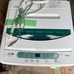 受け渡し予定者確定。全自動電気洗濯機（4.5kg） 引き取りでき...