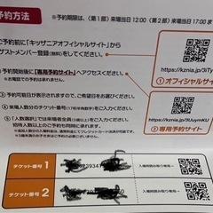 至急★2/28迄キッザニア甲子園チケット２枚の画像