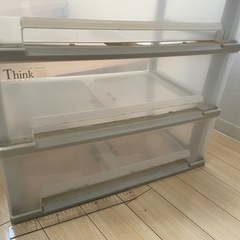 衣類タンス　プラスチック軽量　三段の画像