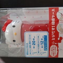 とびだす❗綿棒ケース　　未使用品キティちゃんグッズ（株主優待品）の画像