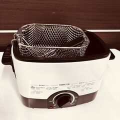 11710 YAMAZEN 電気フライヤー 2019年製  🚗2月23日奈良 条件付き配送無料！🚗    の画像