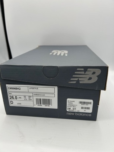 New Balance ニューバランス スニーカー CM996HB “HERITAGE LEATHER PACK“ BLACK