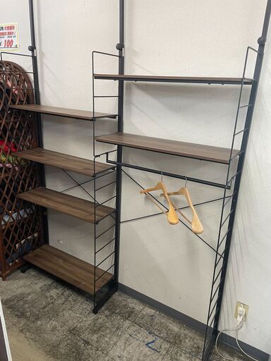リサイクルショップどりーむ荒田店　No5657 シェルフ　ニトリ製　定価約二万！！　組み立て式　レイアウト自由自在♪　収納力抜群♪　写真はレイアウトの一例です♪