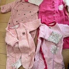 赤ちゃん　長肌着、短肌着、ロンパース等の画像