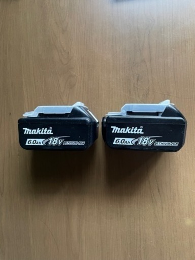 makita18V6.0A バッテリー2個セット