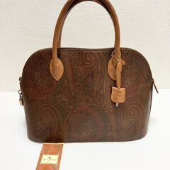 エトロ　ETRO ペイズリー柄 2way ハンドバッグ ドーム型