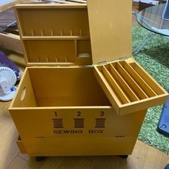 ソーイングBOX(当方細かな物の収納箱として使用してました)の画像