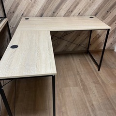 【美品】オフィステーブル（L字）