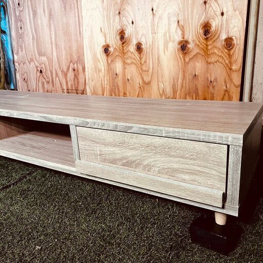  11361 LOWYA 木目調テレビ台　幅180cm   ?2月23日奈良 条件付き配送無料！?    