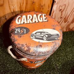  11351  ペール缶収納スツール　椅子   🚗2月23日奈良 条件付き配送無料！🚗    の画像