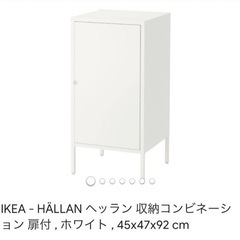 キャビネット 美品！ 扉付き収納 幅45×奥行47×高さ167cm イケア