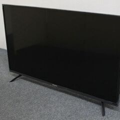 IRIS OHYAMA/アイリスオーヤマ 液晶テレビ 43XD2B 43V型 4Kチューナー内蔵 Wチューナー 外付けHDD録画対応 中古家電 店頭引取歓迎 R6839)