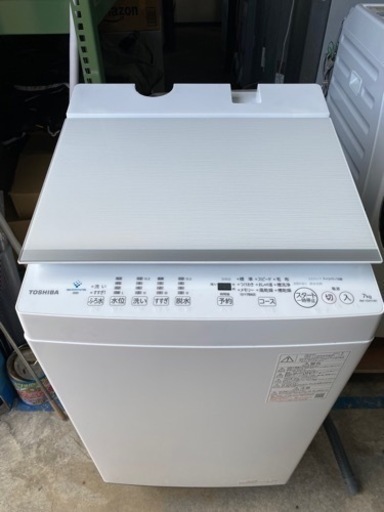 東芝　７Kg洗濯機 AW-7DH1　ZABOON　2021年製 ジャンク●AA02W022