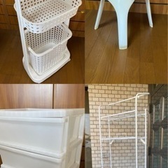収納用品　セット　お風呂　椅子　衣装ケース　フロアマット