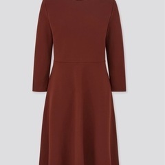 【☆新品未使用☆】UNIQLO ポンチフレアワンピース