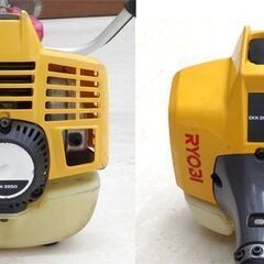 北海道 千歳市/恵庭市 動作品 RYOBI/リョービ エンジン刈払機 EKK-2650 草刈機 肩掛け式 園芸 農機具 ガーデニングの画像