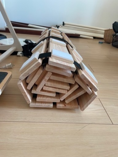 国産ひのきのロールすのこシングルベッド