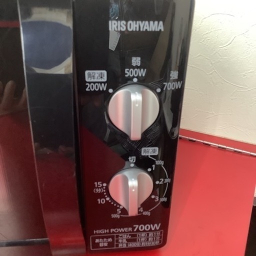 【未使用品】IRISOHYAMA アイリスオーヤマ　電子レンジ　PMB-T176-6-B  2021年製  フラットテーブル　