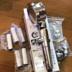 加圧シャワーヘッド 塩素除去・浄水カートリッジ付き（訳アリ）