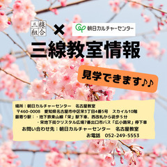 名古屋　三線（さんしん）お試し体験会開催　★３月１２日（日）★の画像