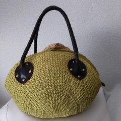 ハンドバック　カゴバック　ビーズバックの画像