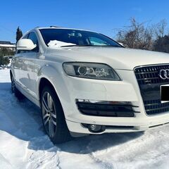 【不動車のため格安】車検あり！アウディQ7FSIクワトロ本革HID純正ナビ地デジ電動シート、エアサス4WD3600cc 車検長い令和6年5月の画像