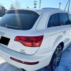 【不動車のため格安】車検あり！アウディQ7FSIクワトロ本革HID純正ナビ地デジ電動シート、エアサス4WD3600cc 車検長い令和6年5月の画像