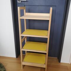 木の棚 隙間収納に
