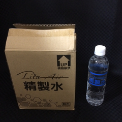 △未使用品 精製水 純水 水素生成用水 525ml×6本 使用期...