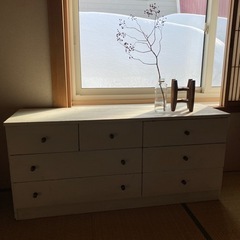 ３段ローチェスト　ペンキ　リメイク