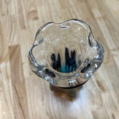 花瓶 オーロラガラス 大きめ 高さ29cm 2.2kgの画像