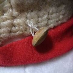 白色ニット帽の画像