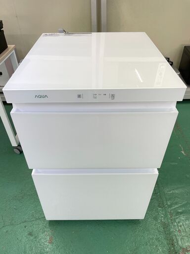 ★AQUA★ 冷凍庫 全容量100L 2020年 AQF-GD10J(W) 冷凍チルド冷蔵切替式 省エネ アクア キッチン 生活家電 福島 郡山市 a