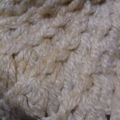 白色ニット帽の画像