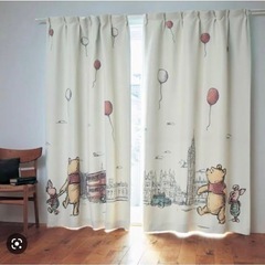プーさん カーテンの画像