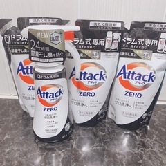 4本セット アタックＺＥＲＯ 洗濯洗剤 液体 アタック液体史上 ...