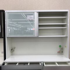 ☆ジモティ割あり☆ エスエークラフト 食器棚 ホワイト H198×W140×D49